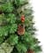 3ft. Pre-Lit Pine Adorned Artificial Christmas Tree in Burlap Sack, Clear Lights